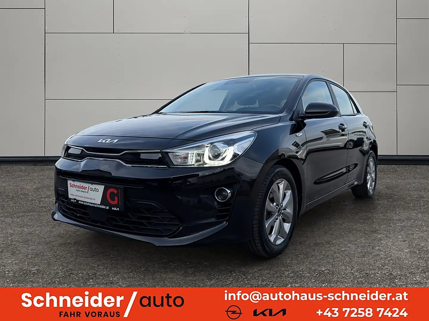 Kia Rio 1,0 TGDI GPF Silber DCT Aut. Schwarz - 1