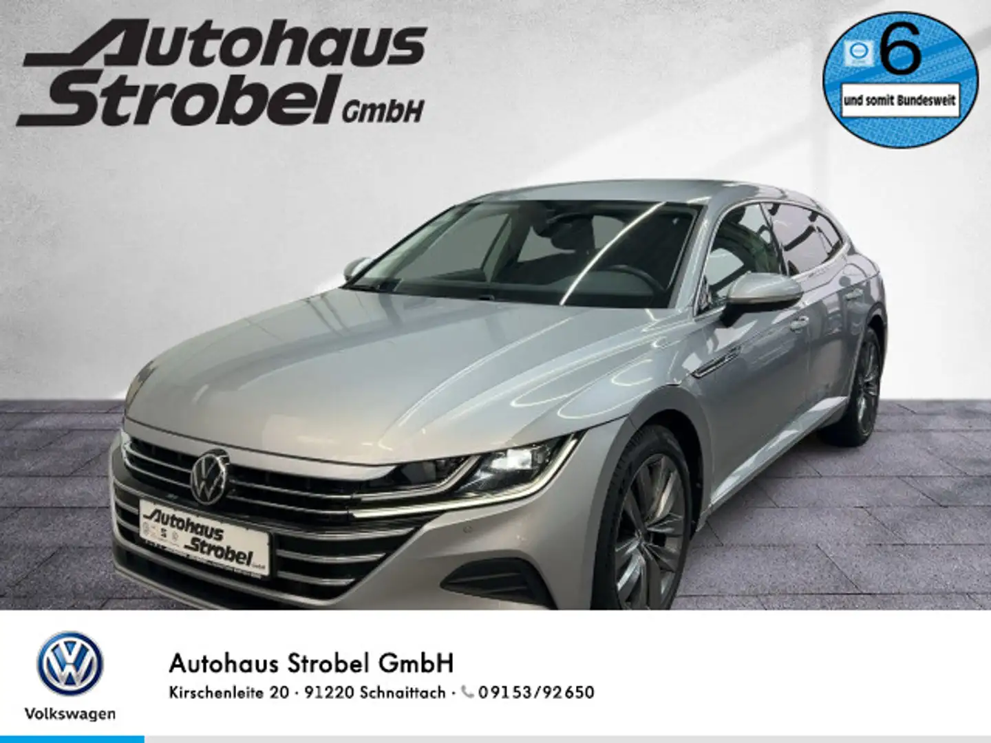 Volkswagen Arteon Arteon Shootingbrake 2.0 TDI DSG ab 3,99% ACC Na Silber - 1