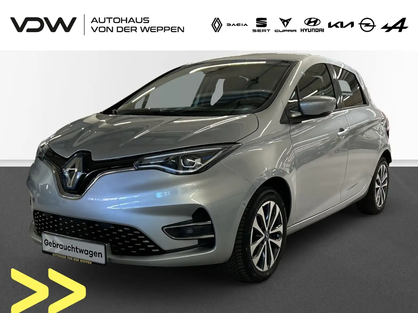 Renault ZOE Intens zzgl. Batteriemiete Klima Navi Grau - 1