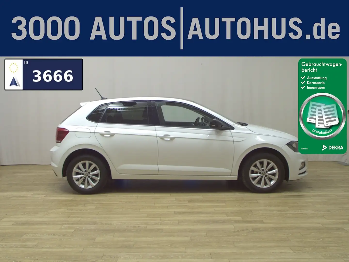 Volkswagen Polo 1.0 TSI Highline Navi ACC Klima PDC DAB+ Bianco - 1