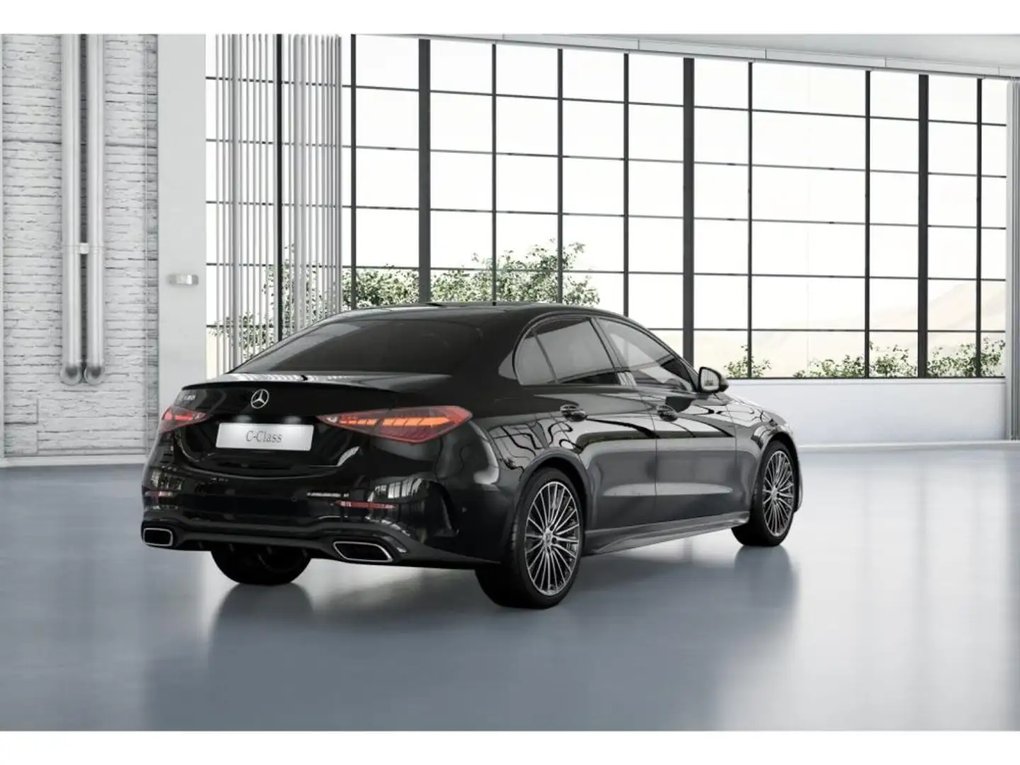 Mercedes-Benz C 180 +AMG+MBUX+LED+Pano+Night+360+Totw+Ambiente Negro - 2