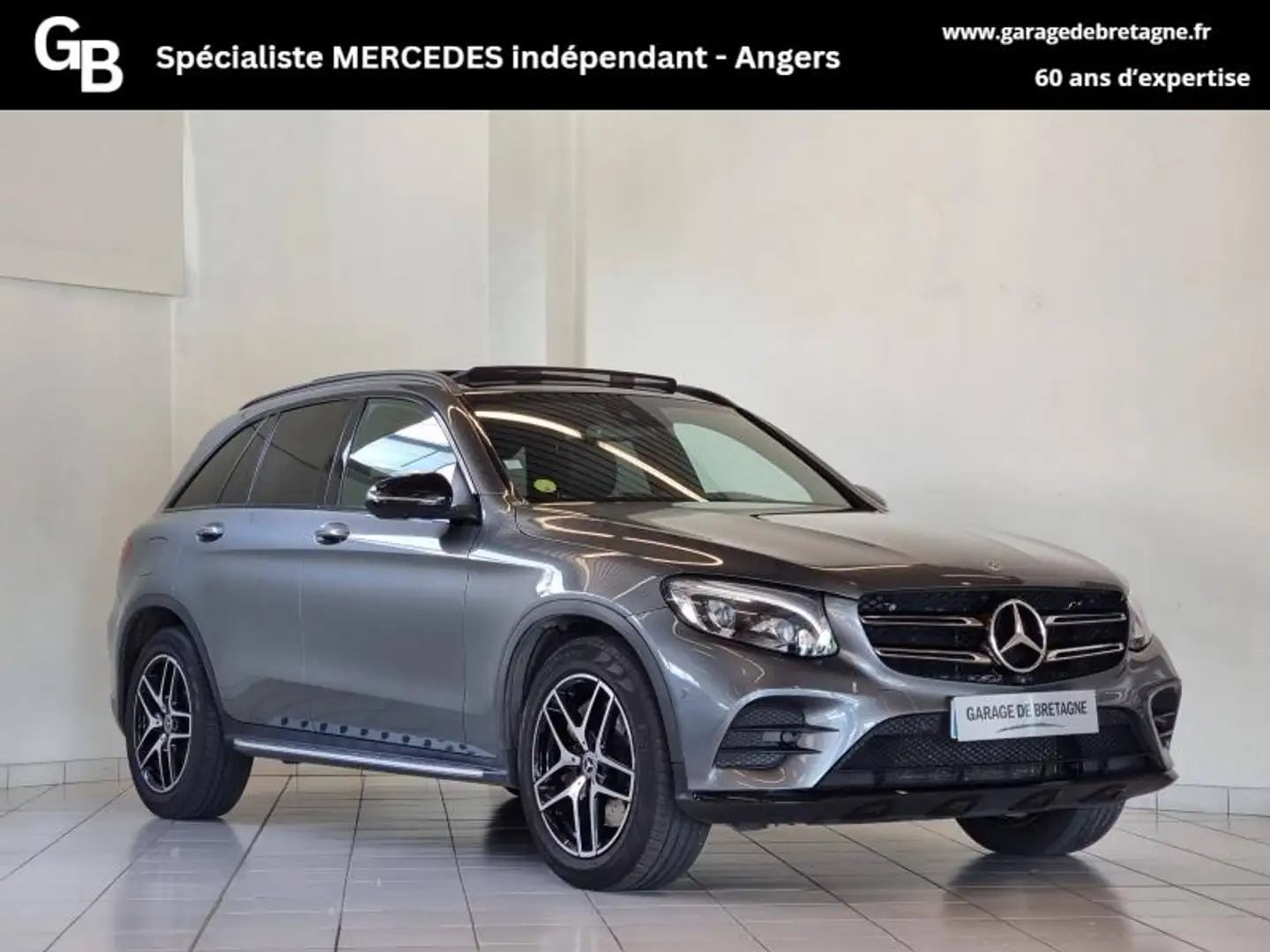 Mercedes-Benz GLC 250 250 d 204ch Sportline 4Matic 9G-Tronic Gris - 1
