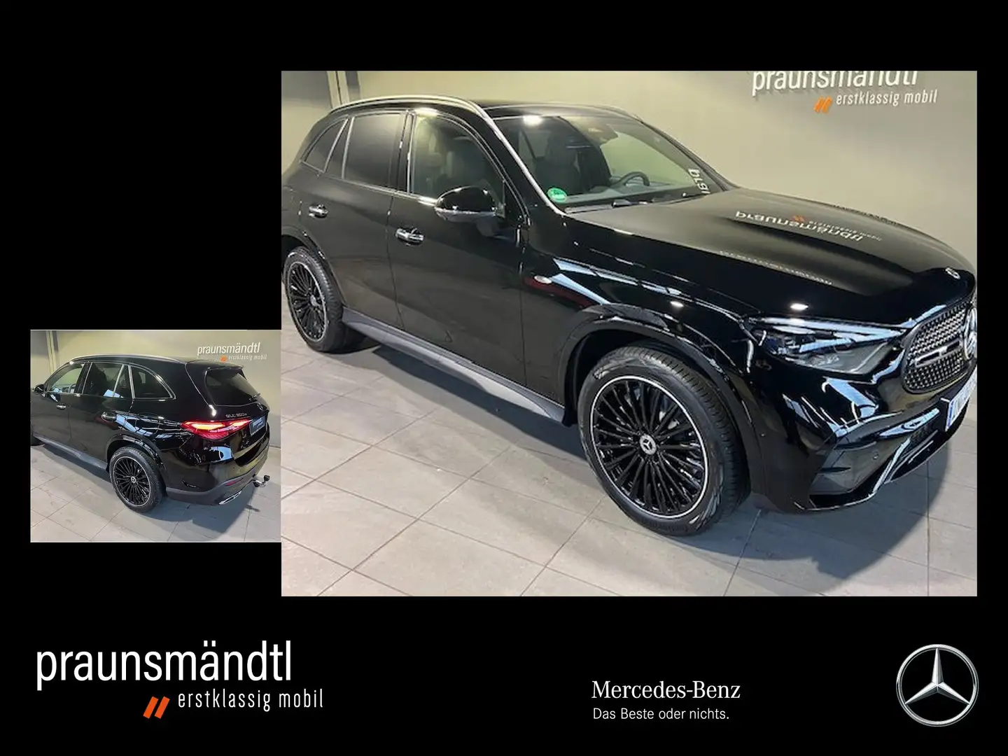 Mercedes-Benz GLC 300 de 4M AMG Night Pano/360°/Distr/AHK/Soun Schwarz - 1