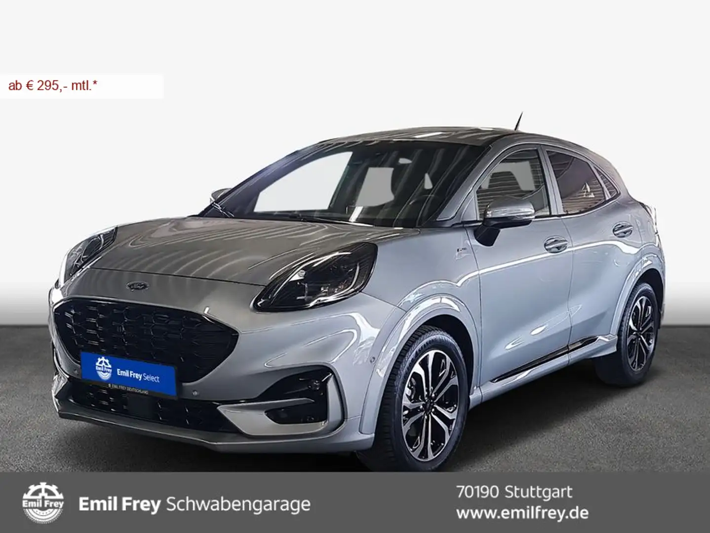 Ford Puma 1.0 EcoBoost Hybrid Aut. ST-LINE Silber - 1