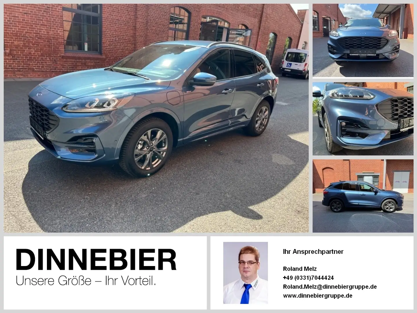 Ford Kuga ST-LINE X AHK+LED+elektr. HECKKLAPPE Blauw - 1