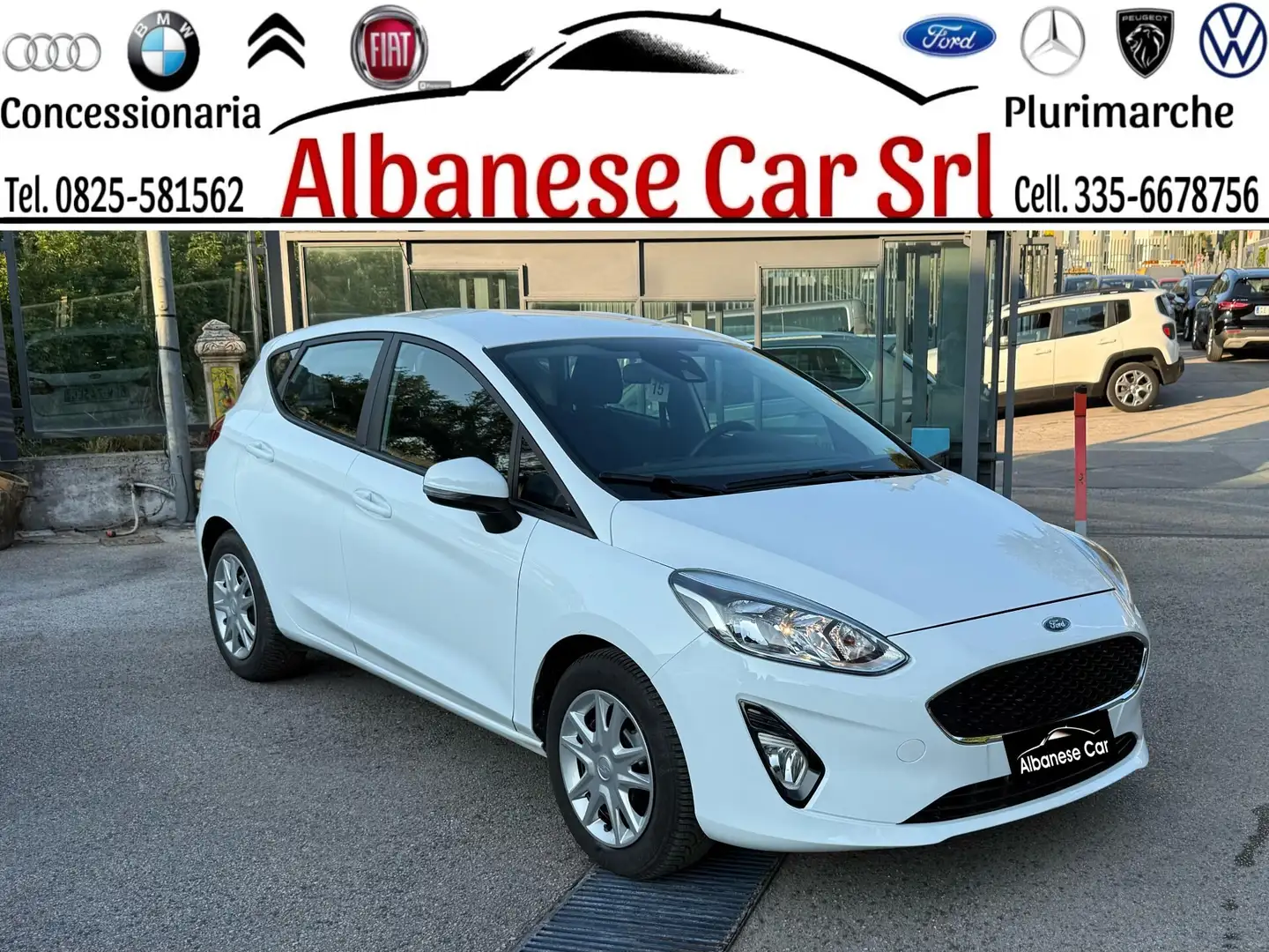 Ford Fiesta Ford Fiesta 1.5 EcoBlue 5 porte Plus Bianco - 1