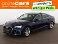 Audi A5 SB 35 TDI S-Line Aut LASER RADAR LEDER NAVI Blau - thumbnail 1