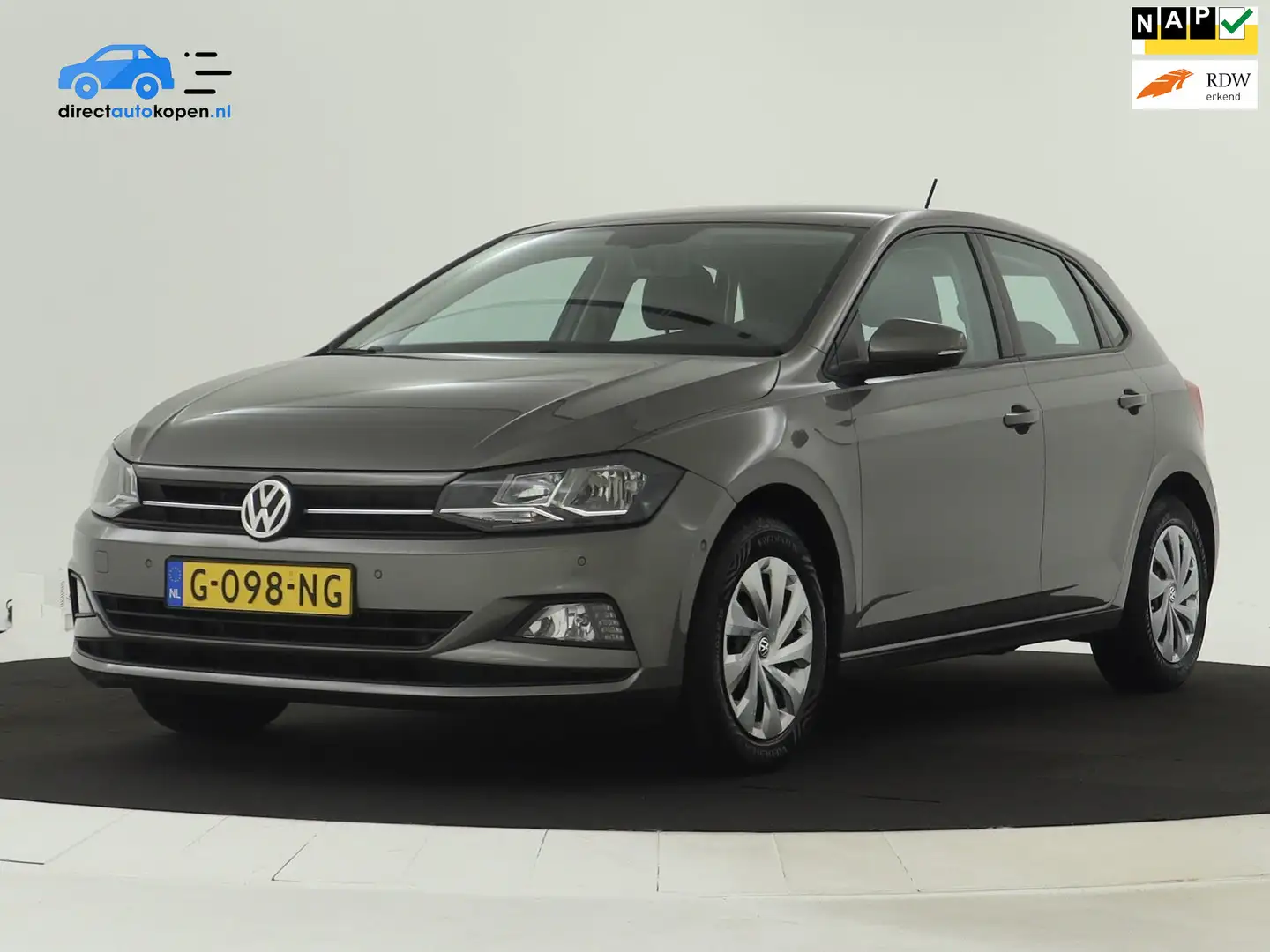 Volkswagen Polo 1.0 TSI Comfortline NAVI | CarPlay | Dealer onderh Grijs - 1