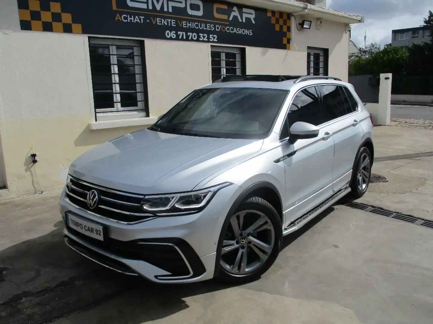 Volkswagen Tiguan 2.0 TDI 150ch DSG7 R-Line Gris - 1