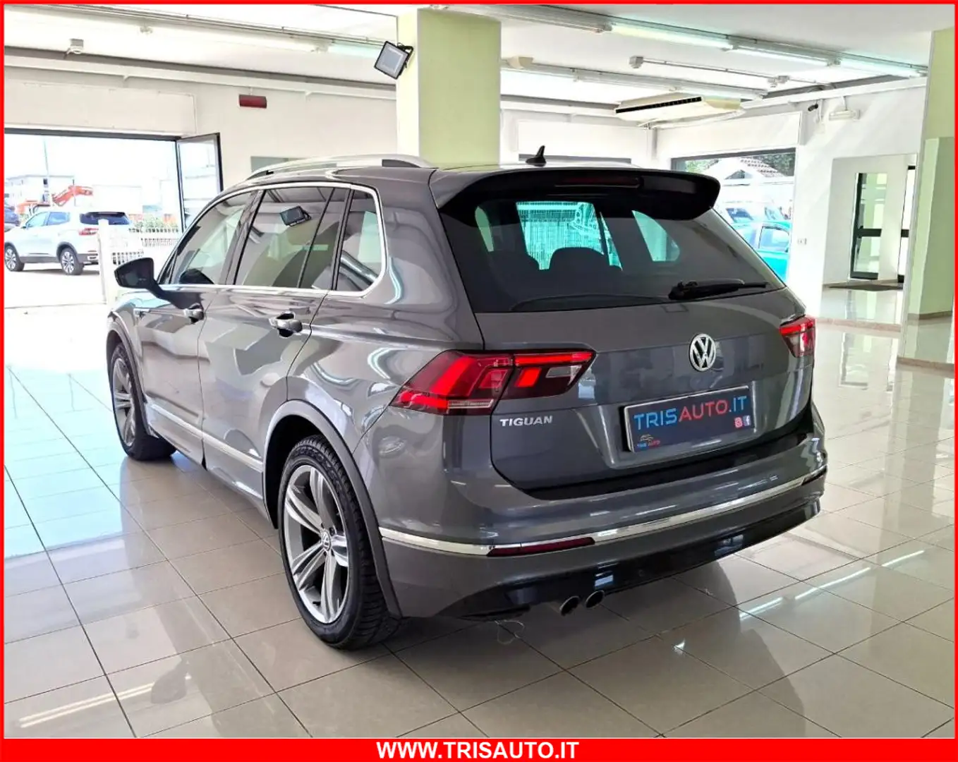 Volkswagen Tiguan 2.0 Tdi Dsg R-Line (FULL LED+ANDROID+APPLE) Grigio - 2
