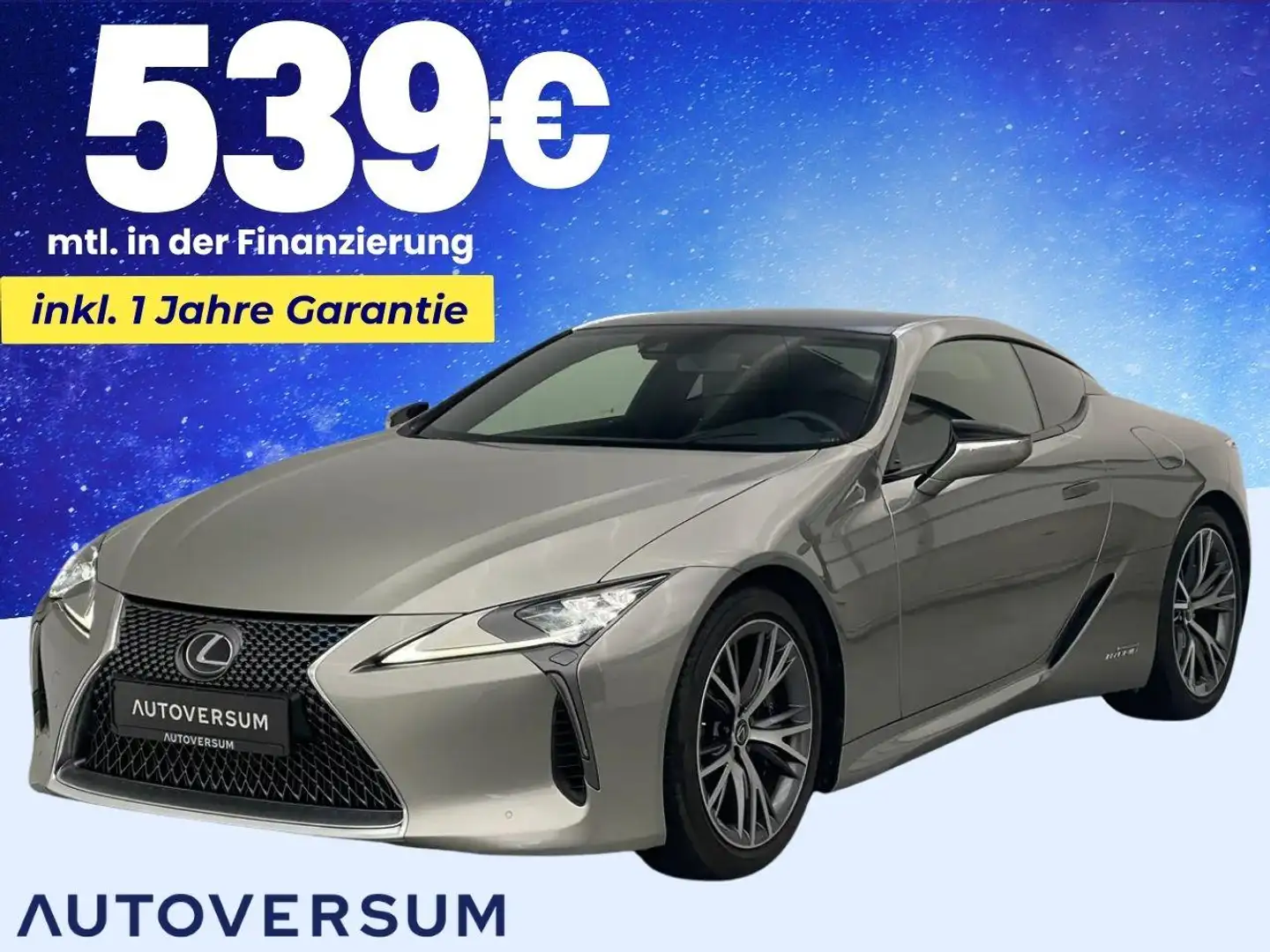 Lexus LC 500h LC Coupe 500H LED*PANO*KAM*HUD*MEM Grau - 1