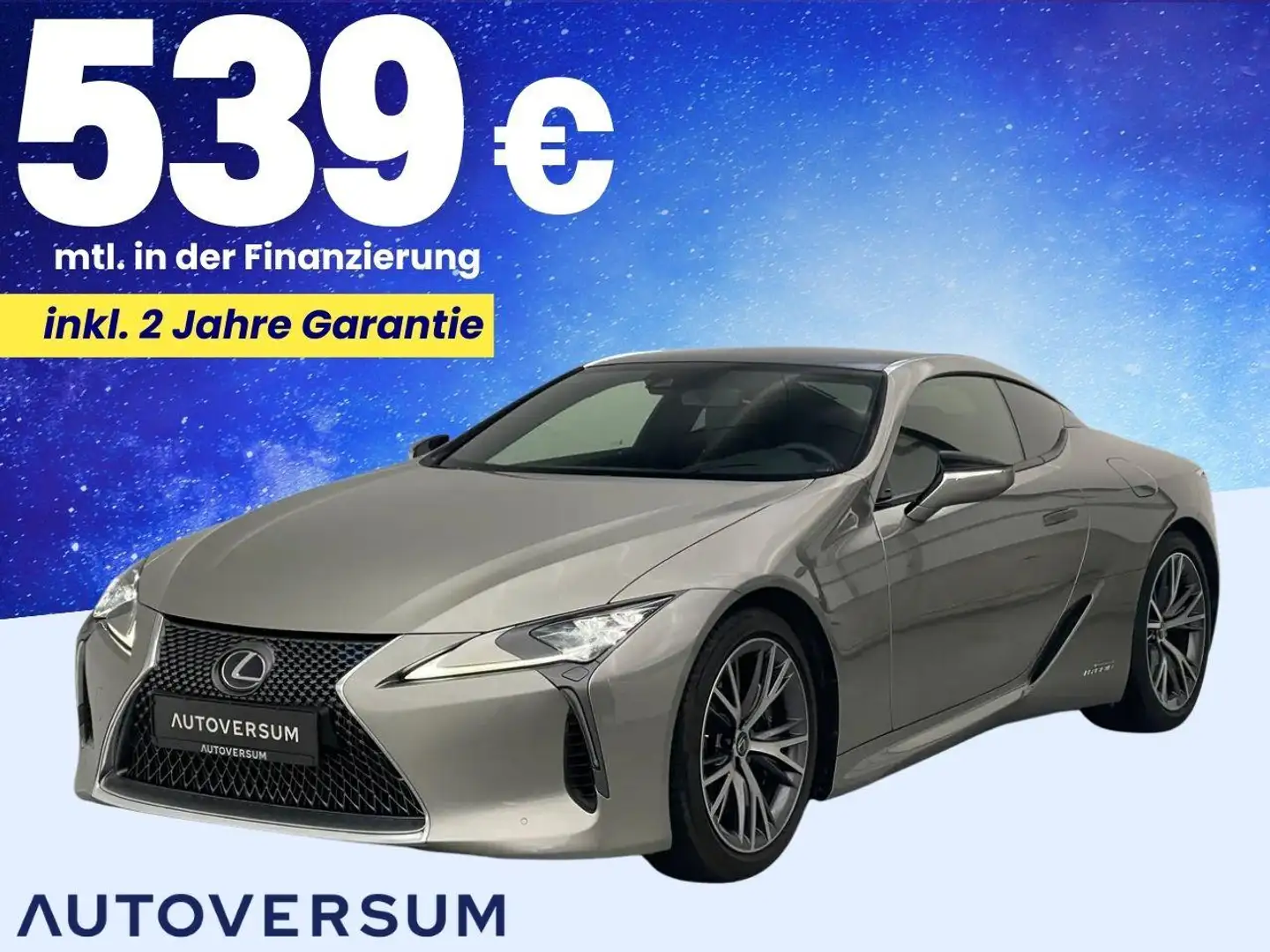Lexus LC 500h LC Coupe 500H LED*PANO*KAM*HUD*MEM Gris - 1