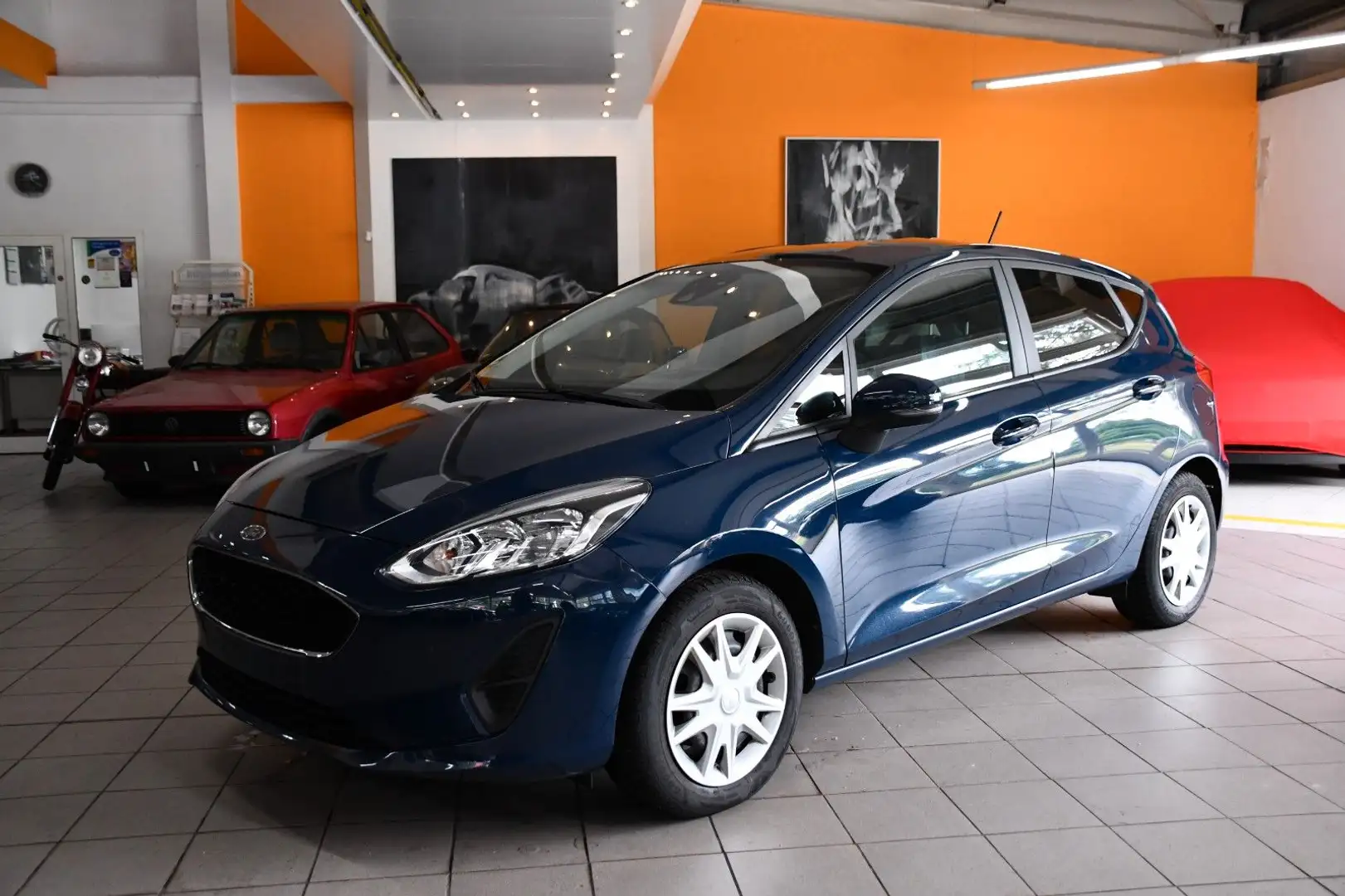 Ford Fiesta 1.5 TDCI PDC NAVI Bleu - 1