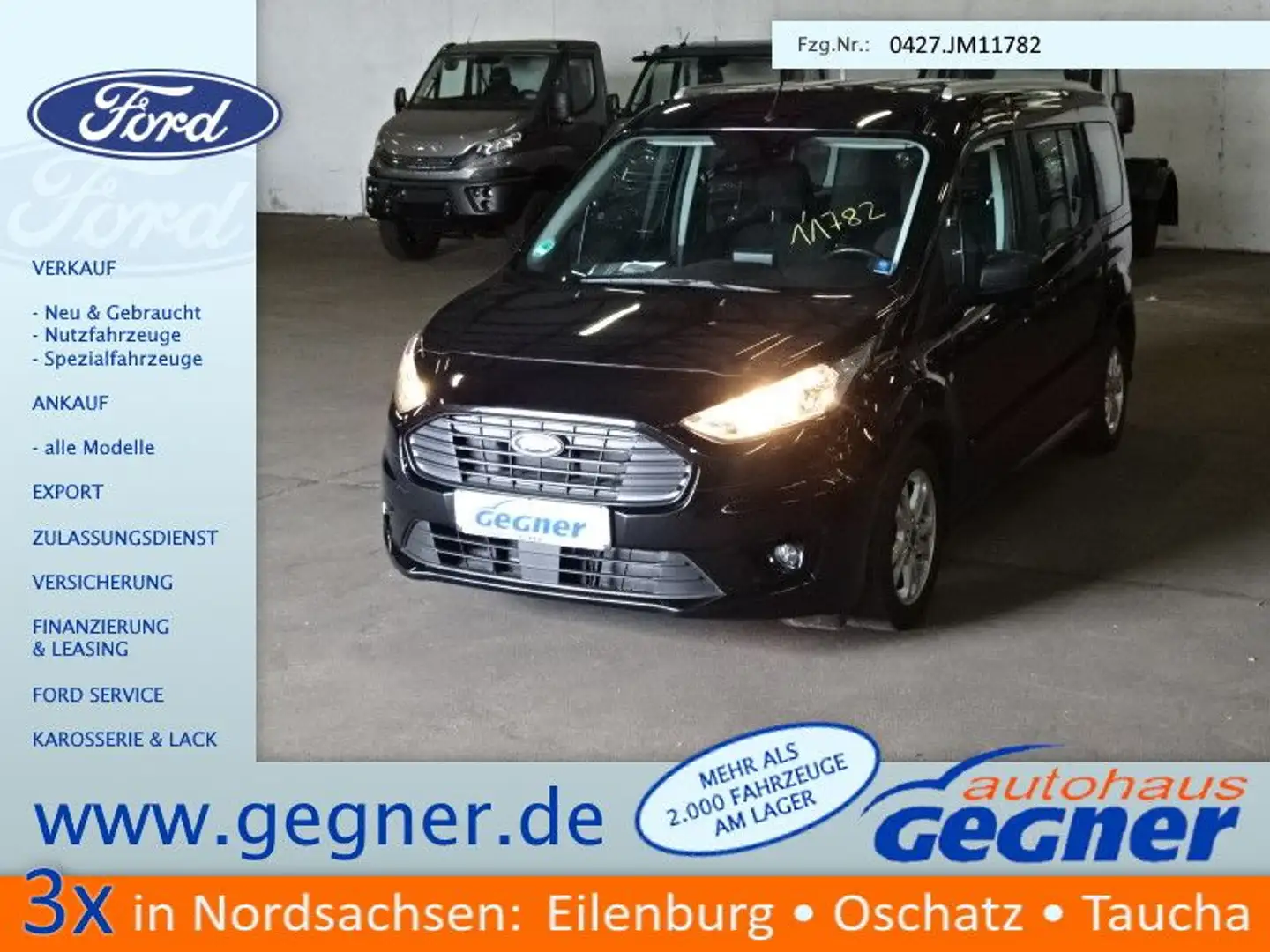 Ford Grand Tourneo Connect 100PS Trend Standheizung Schwarz - 1