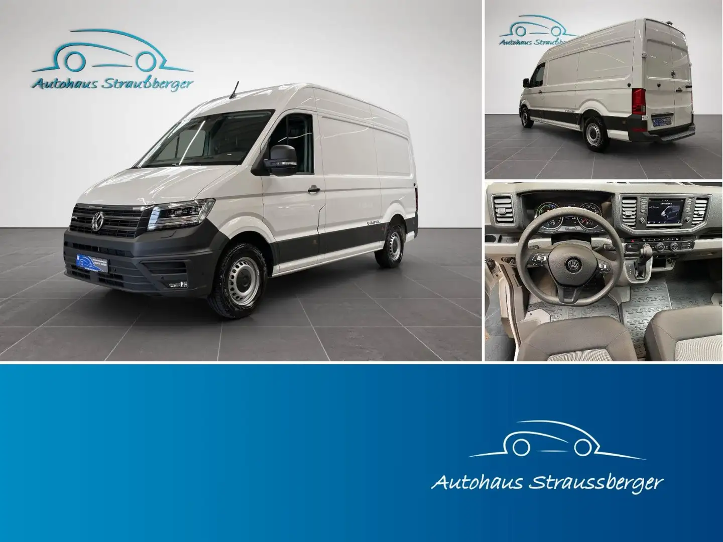 Volkswagen Crafter e-Crafter Kasten mittellang Hochdach DAB+ Tempo Weiß - 1