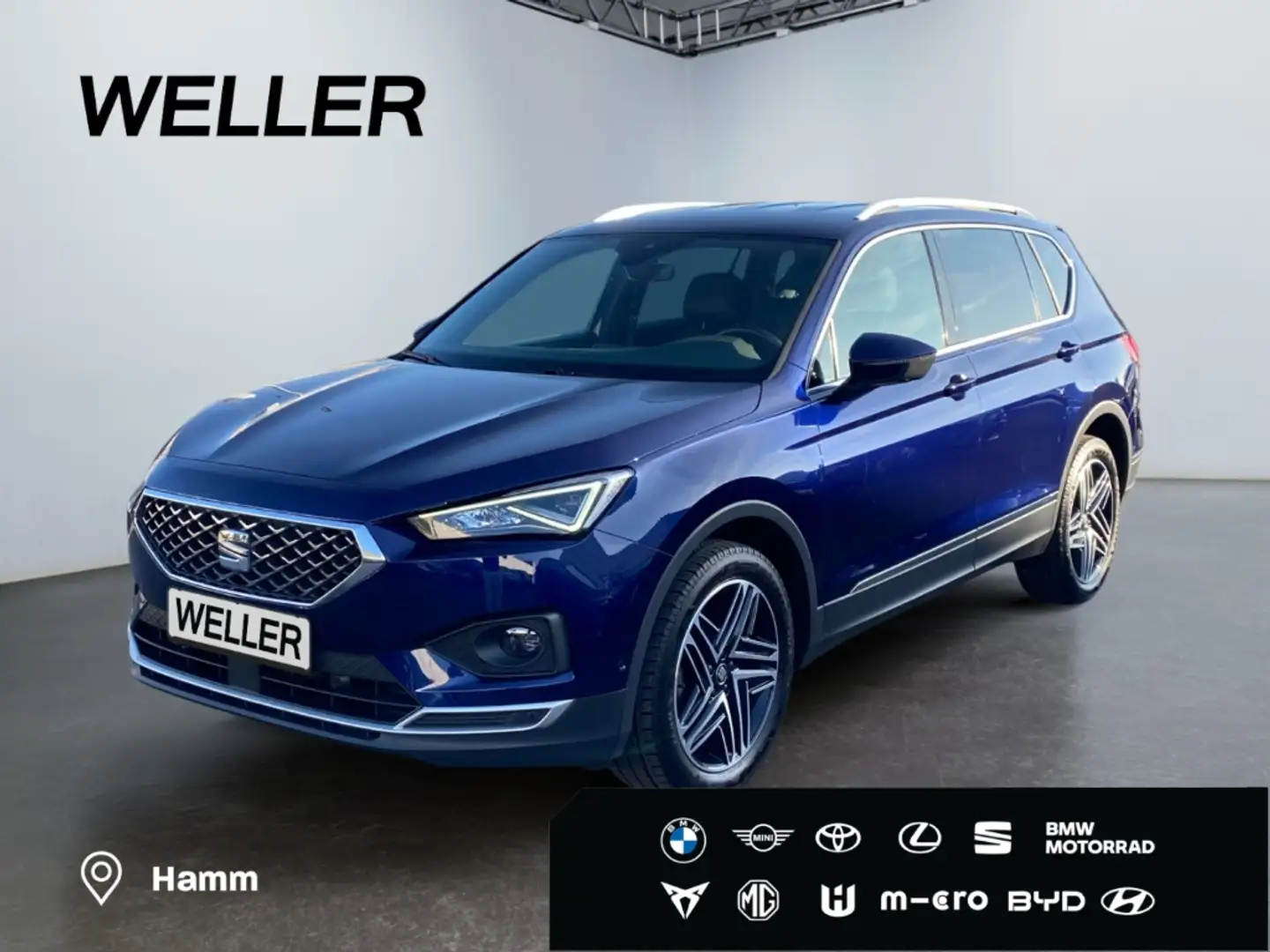 SEAT Tarraco 1.5 TSI ACT Xcellence *LED*AHK*7-Si*Beats* Blau - 1