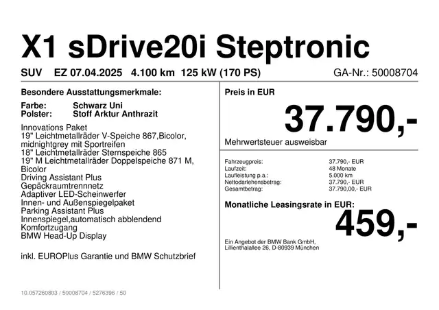 BMW X1 view 4