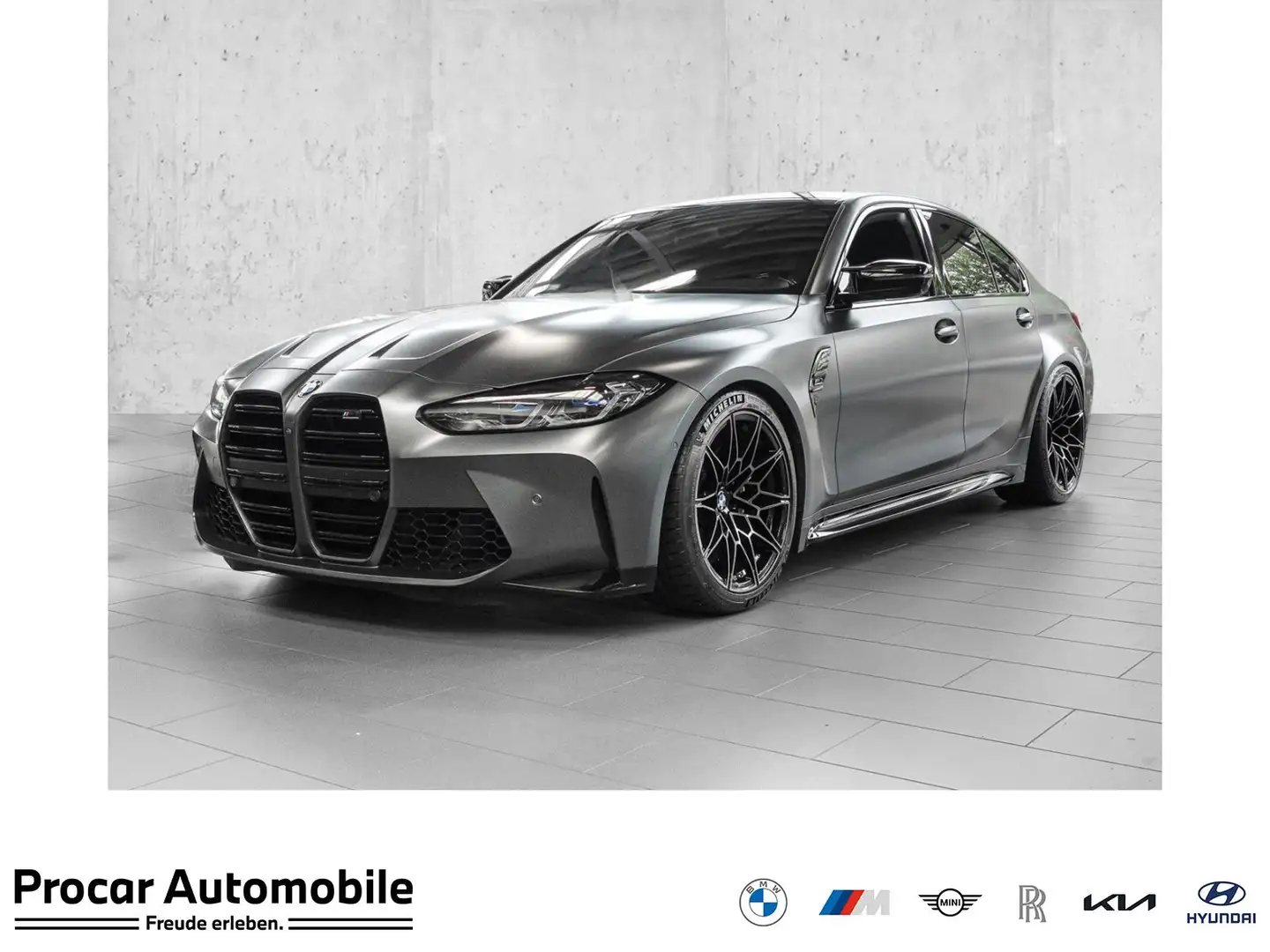 BMW M3 Competition AKRAPOVIC Individual M Sport HUD RFK N Schwarz - 1
