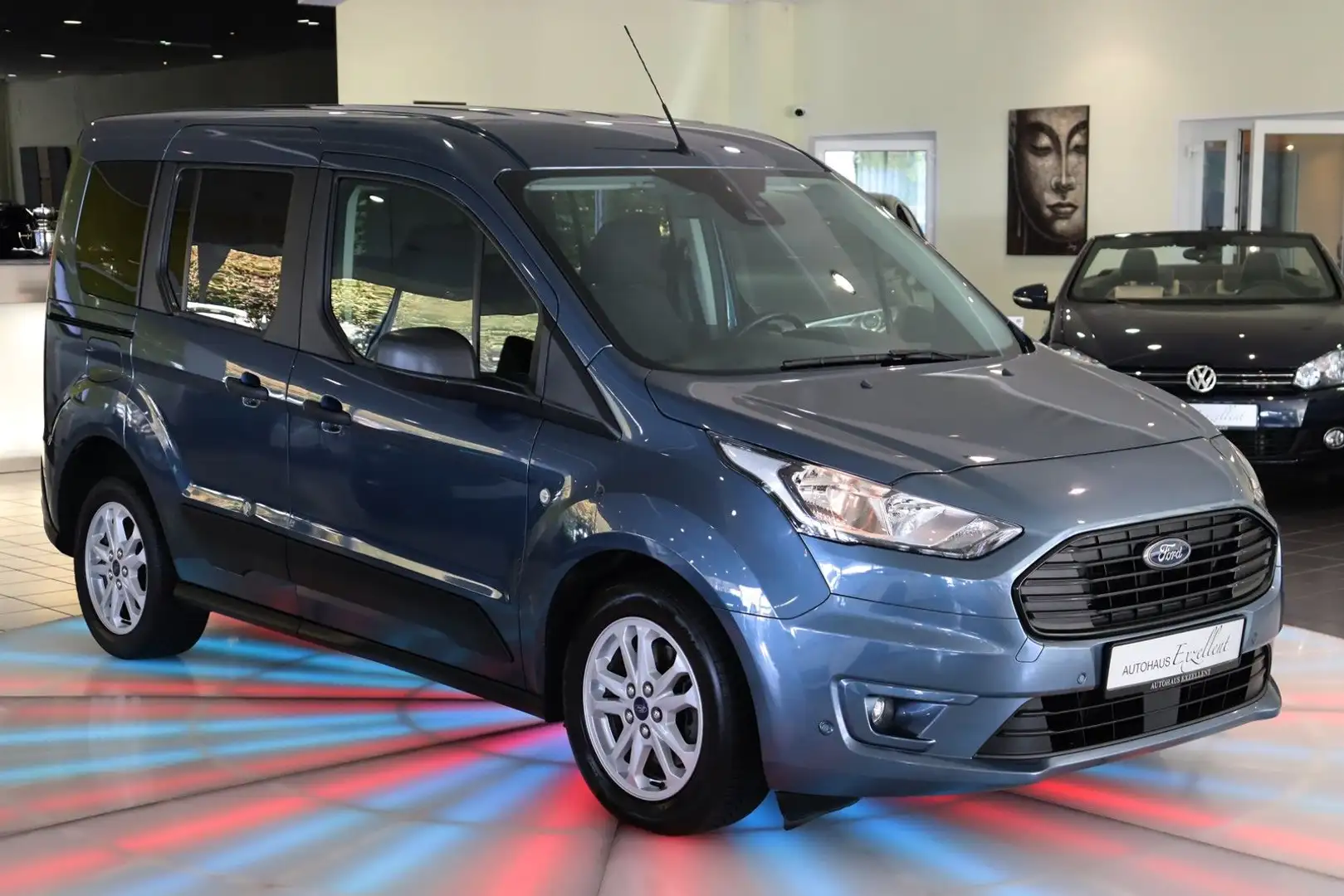 Ford Tourneo Connect *KLIMA*TEMPOMAT*PDC*ALU*MFL*BC* Blau - 2