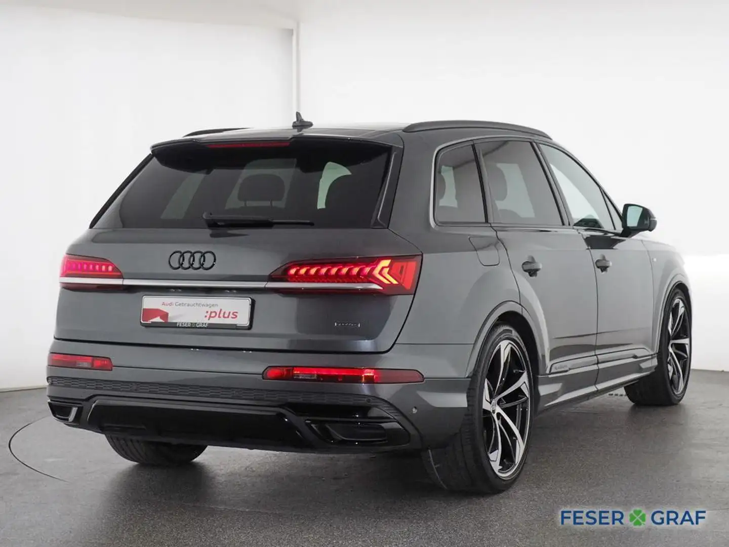 Audi Q7 55 TFSI e S line quattro AHK /Matrix-LED / Navigat Grau - 2