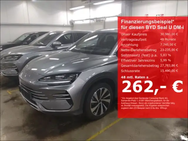 BYD Seal U 1.5 PHEV BOOST Leder/Glasdach/Sitzheizung/CarPlay