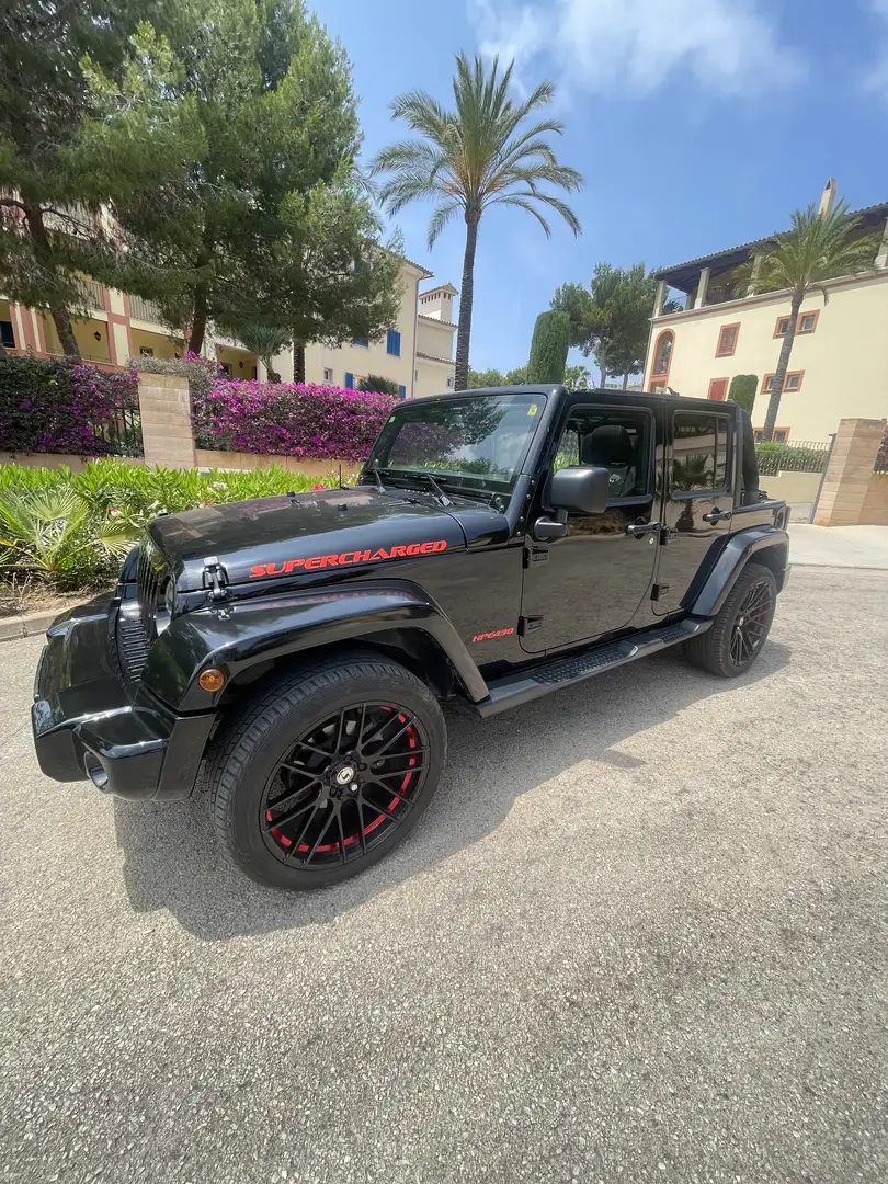 Jeep Wrangler Unlimited 3.6 Rubicon Aut. Negro - 1