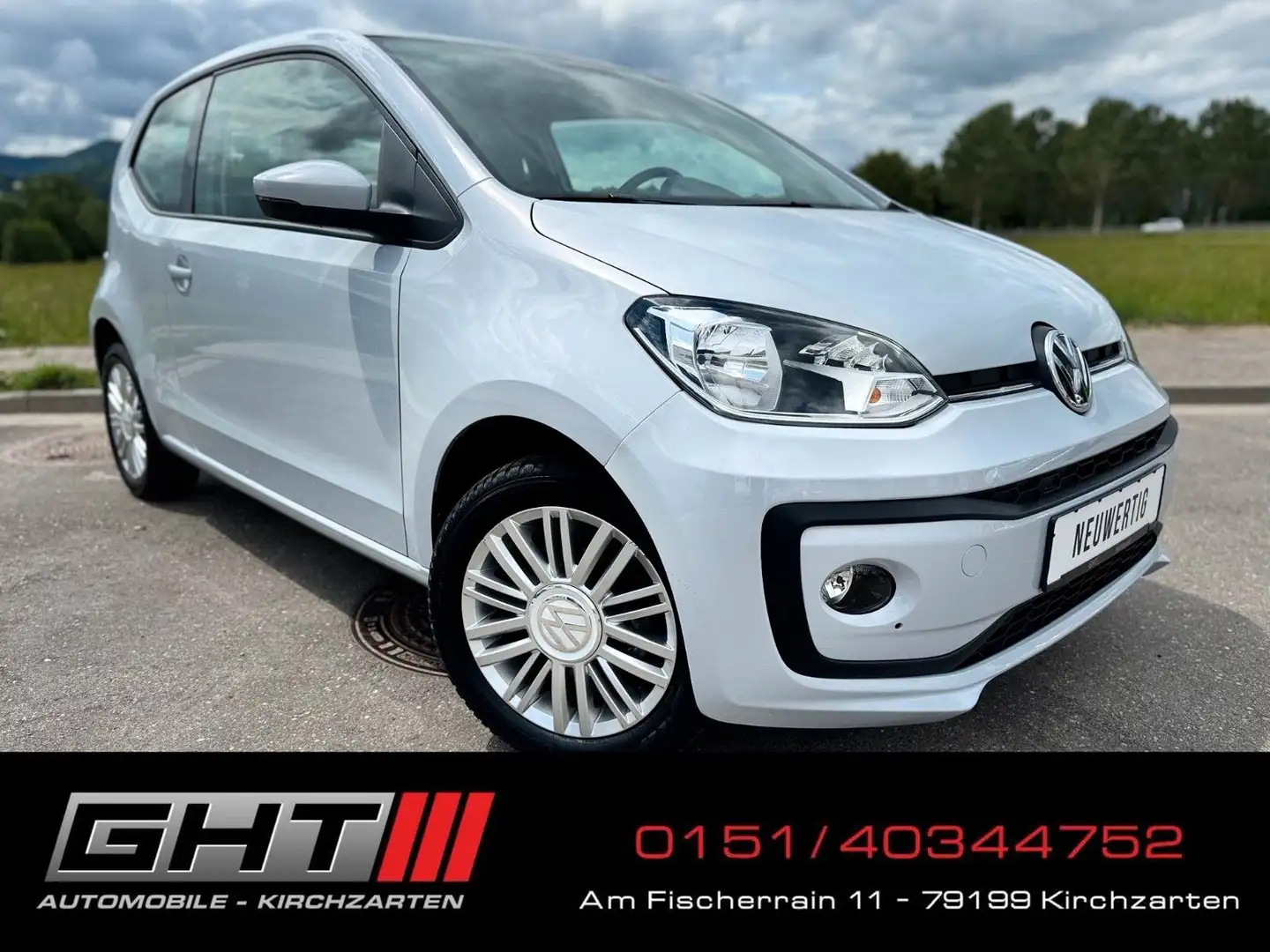 Volkswagen up! high! 1. Hand Kamera PDC Klima Sitzheizung Weiß - 1