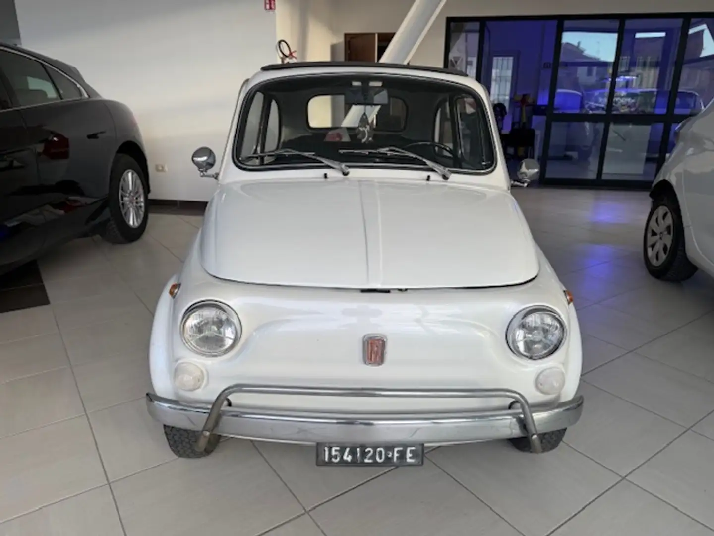Fiat Cinquecento Vers. L restaurata Totalmente ASI km 11.000 Bianco - 2