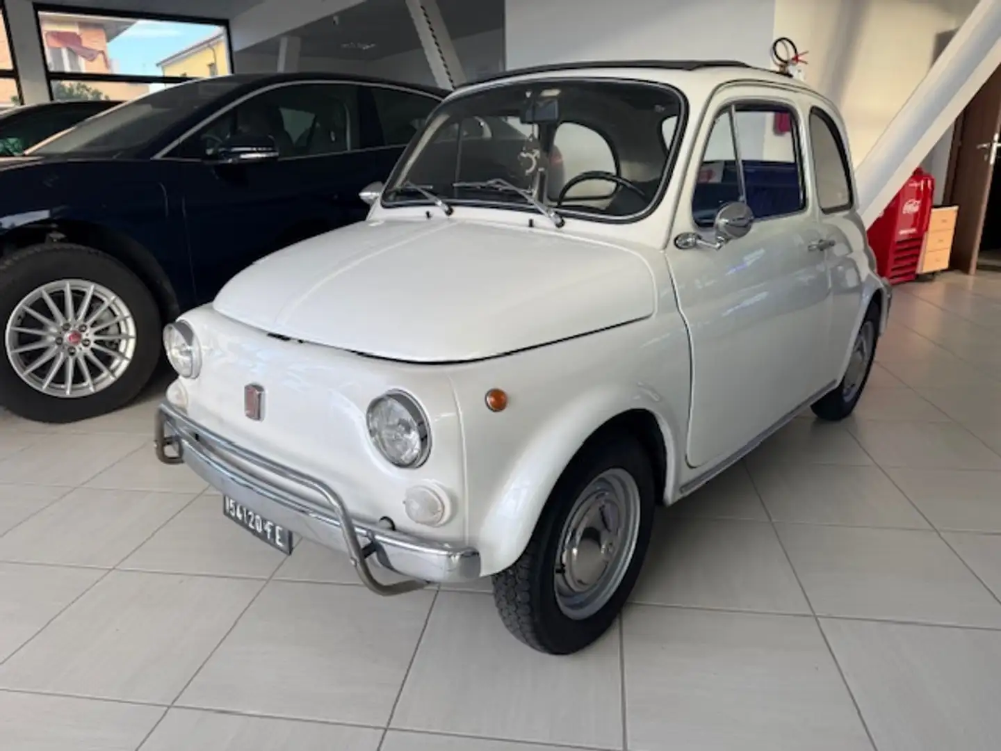 Fiat Cinquecento Vers. L restaurata Totalmente ASI km 11.000 Bianco - 1
