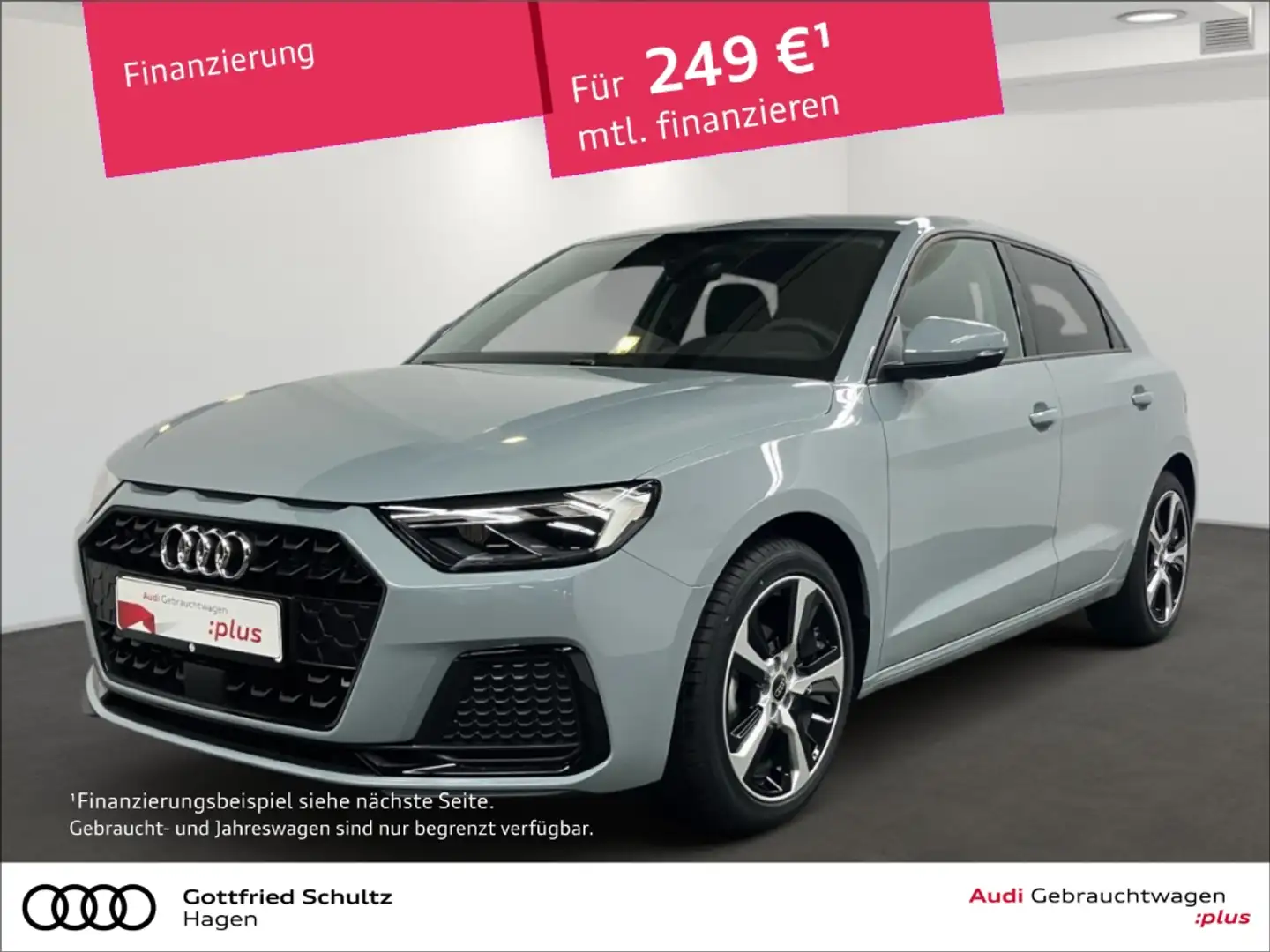 Audi A1 Sportback 25 TFSI S-tronic LED NAV ACC advanced Grau - 1