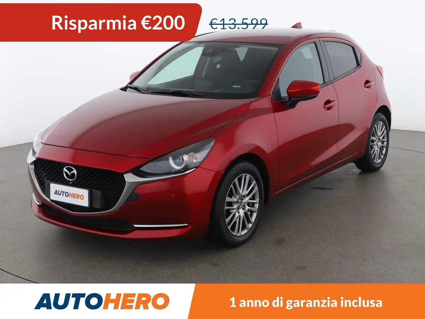 Mazda 2 1.5 Exceed 90 CV MHEV Rosso - 1