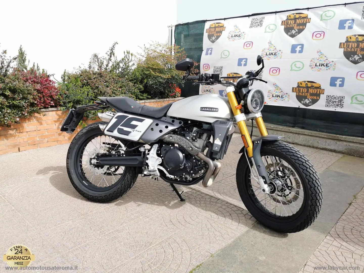 Fantic Caballero 500 Caballero 500 FLAT TRACK RATE AUTO MOTO SCOOTER Argento - 1