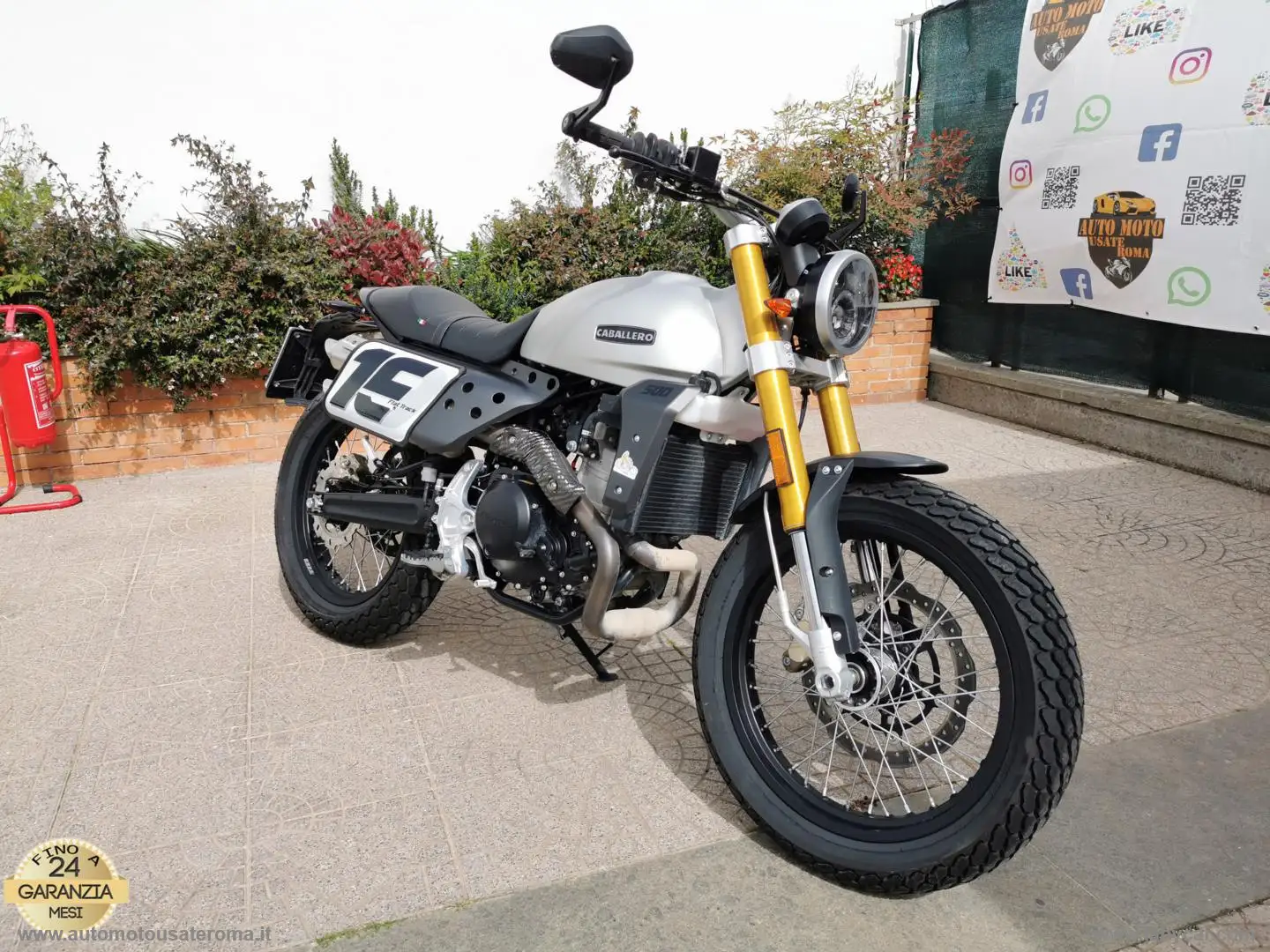 Fantic Caballero 500 Caballero 500 FLAT TRACK PROMO WEB Srebrny - 2