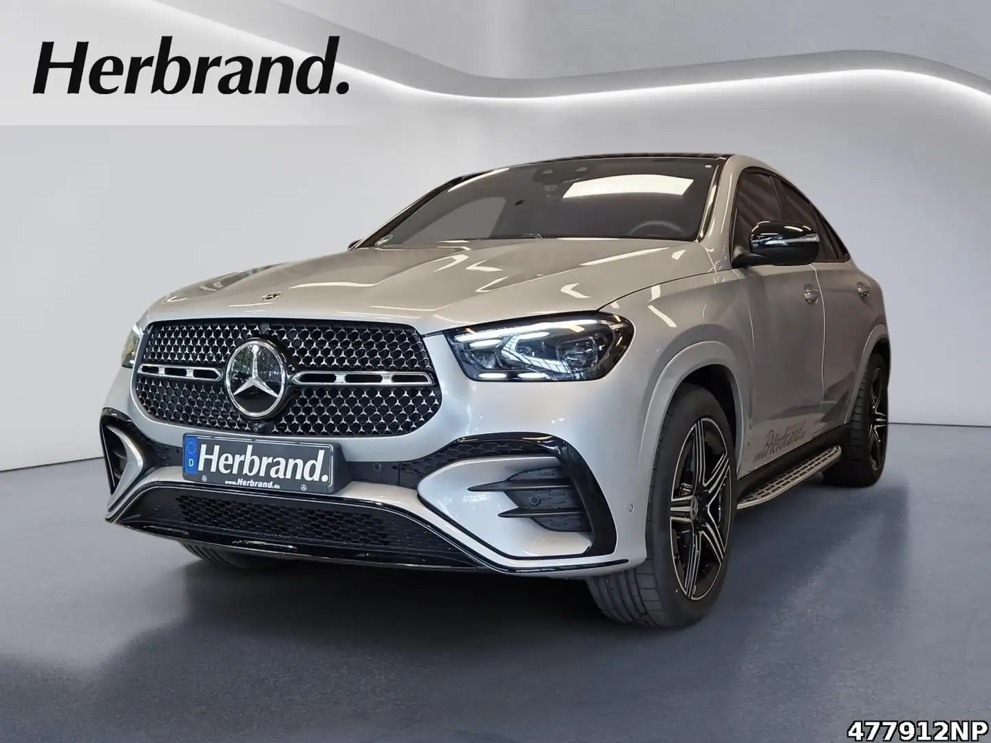 Mercedes-Benz GLE 300 d 4M Coupé AMG+360+AHK+PANO+FAHRASS.+ Argent - 1