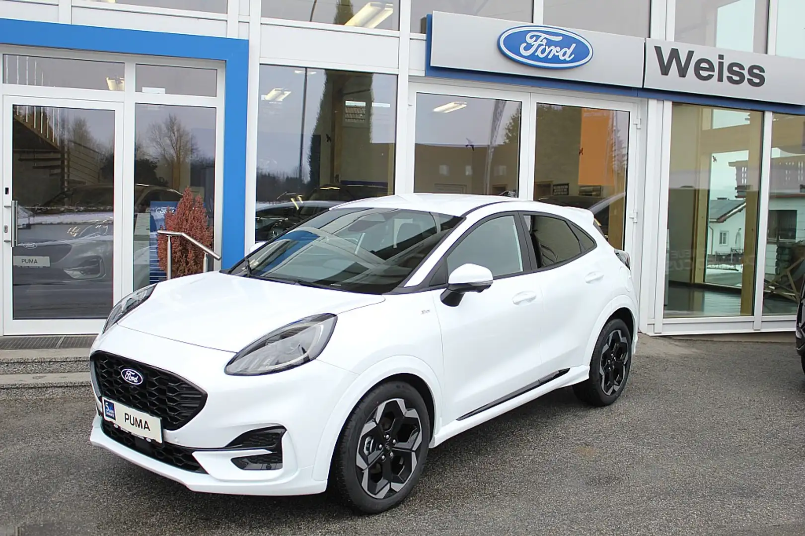 Ford Puma 1,0 EcoBoost Hybrid ST-Line X Weiß - 1