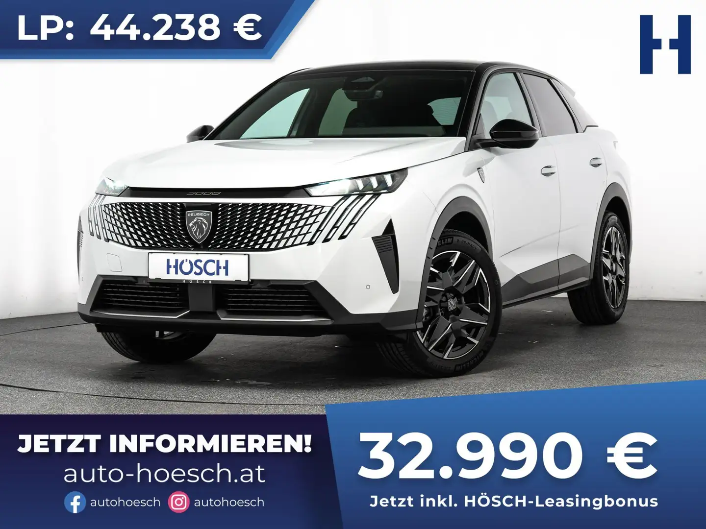 Peugeot 3008 SUV Hybrid 145 GT WINTER AKTIONSPREIS Weiß - 1