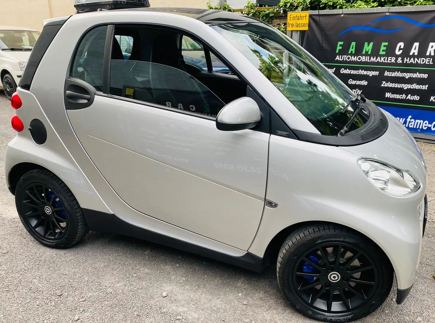 smart forTwo 451 TURBO - 80€ FINANZIERUNG - TOP !!! Срібний - 1