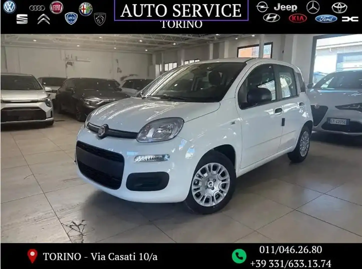 Fiat Panda Panda pop 1.0  hybrid Pop NUOVA DA IMMATRICOLARE Weiß - 1