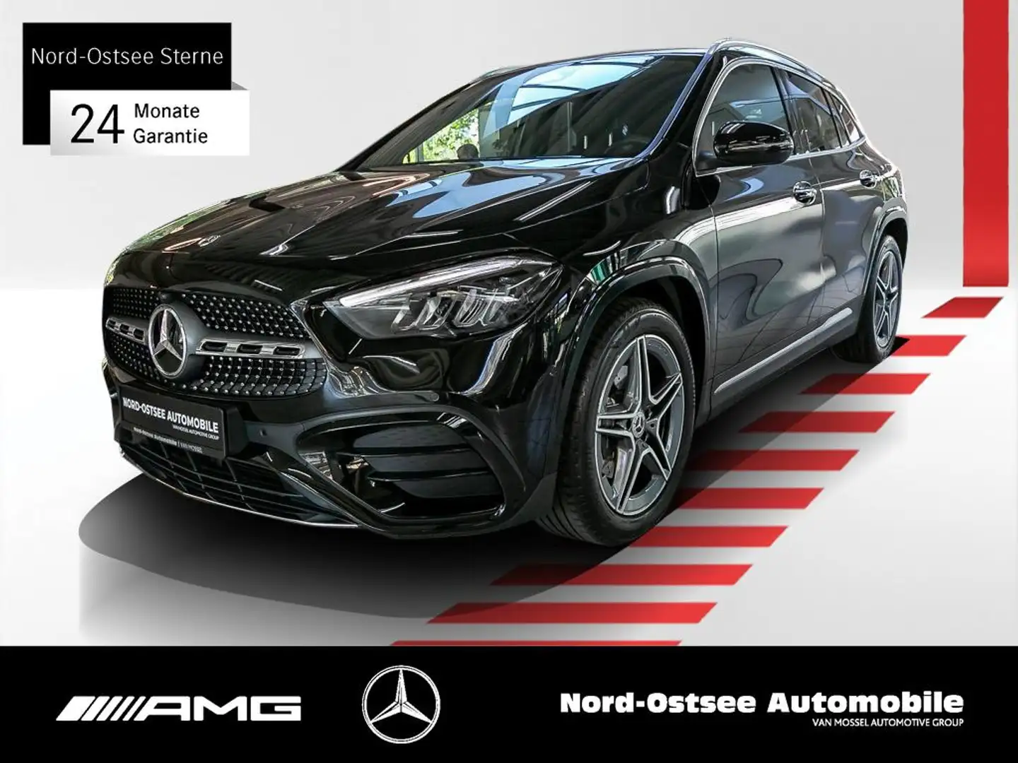 Mercedes-Benz GLA 200 AMG AMBIENTE KEYLESS NAVI KAMERA MBUX Noir - 1