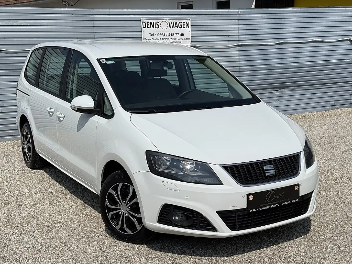 SEAT Alhambra Business 2,0 TDI CR Weiß - 1