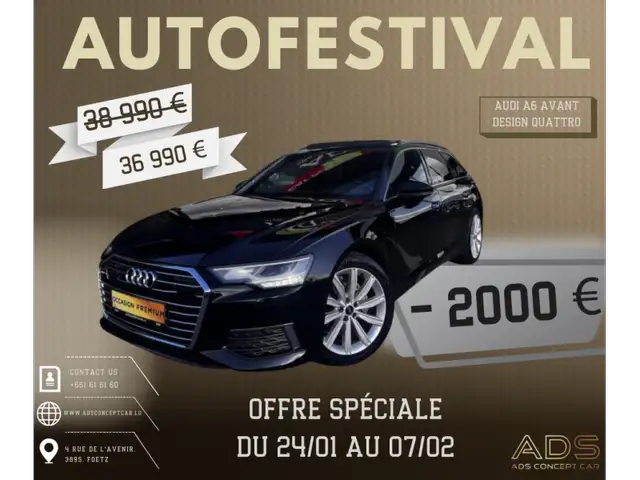 Audi A6 Avant Design Quattro S Tronic 2.0L TDI 204CV