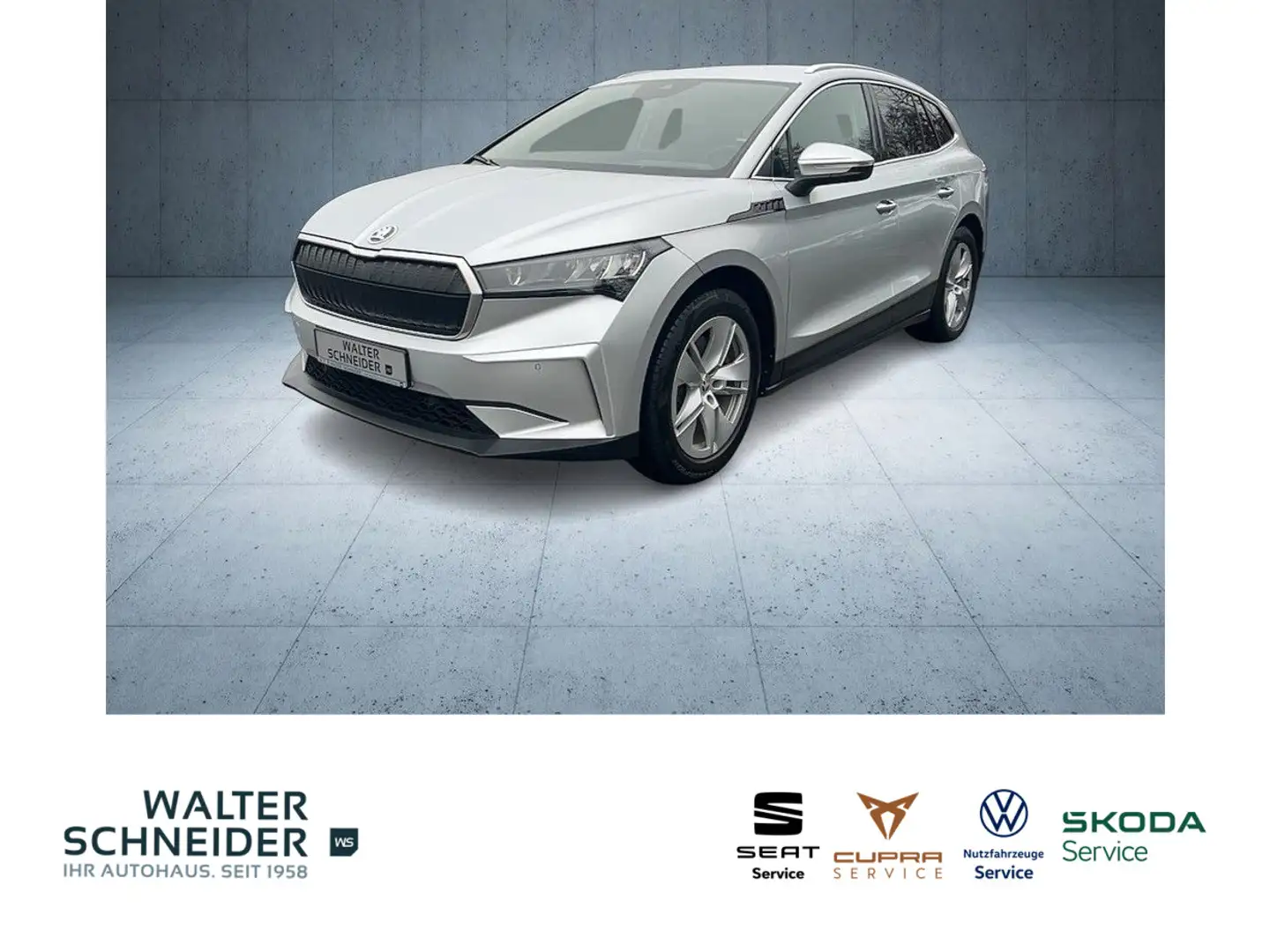 Skoda Enyaq 80 iV Suite Navi RFK Leder SHZ Grau - 1