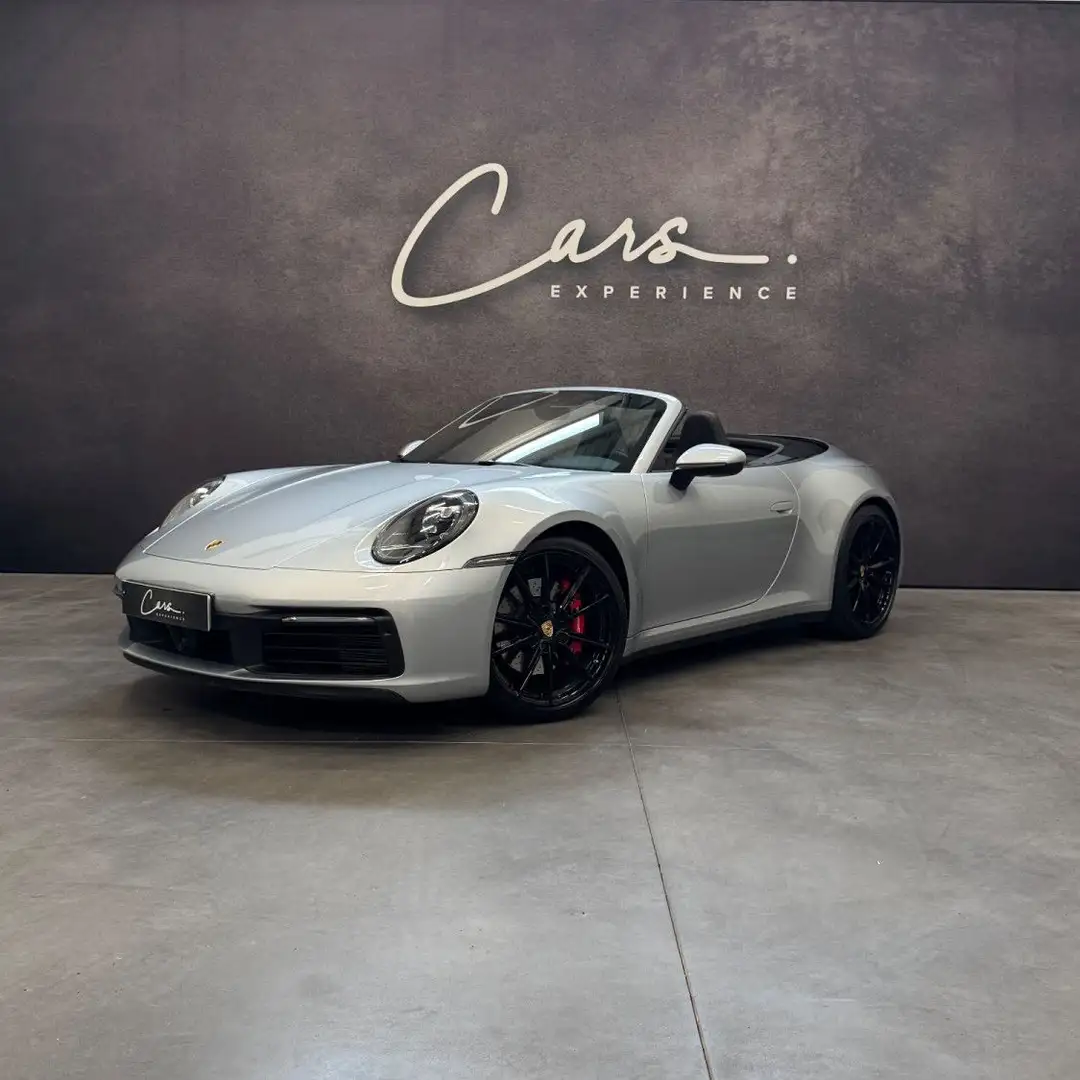 Porsche 992 Porsche 911 992 Carrera S Cabriolet 3.0 450 cv – CAMERA 360° – PASM – ECHAPPEMENT SPORT – BOSE- CARPLAY - Gris - 1