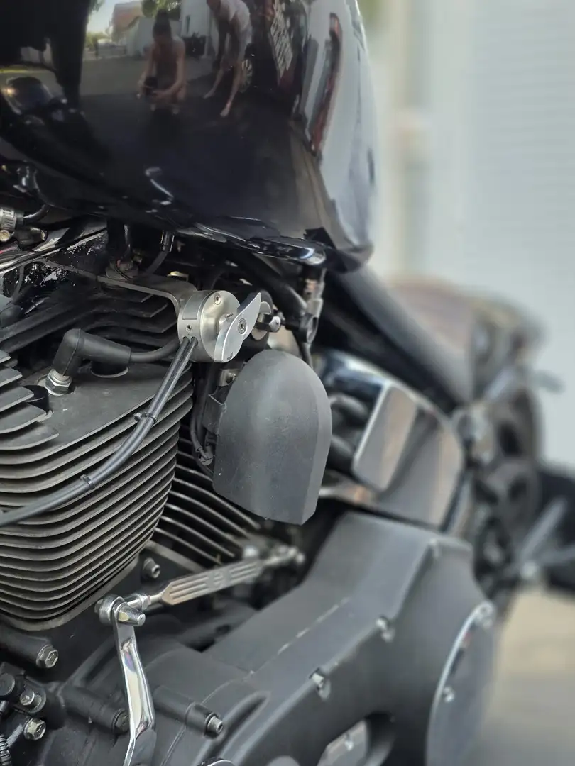 Harley-Davidson Custom Bike Flstc, softail Schwarz - 1