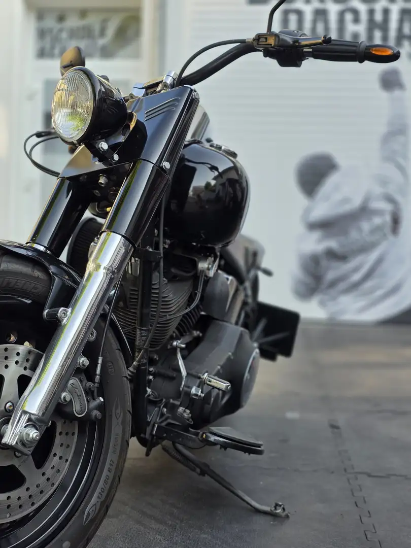 Harley-Davidson Custom Bike Flstc, softail Schwarz - 2