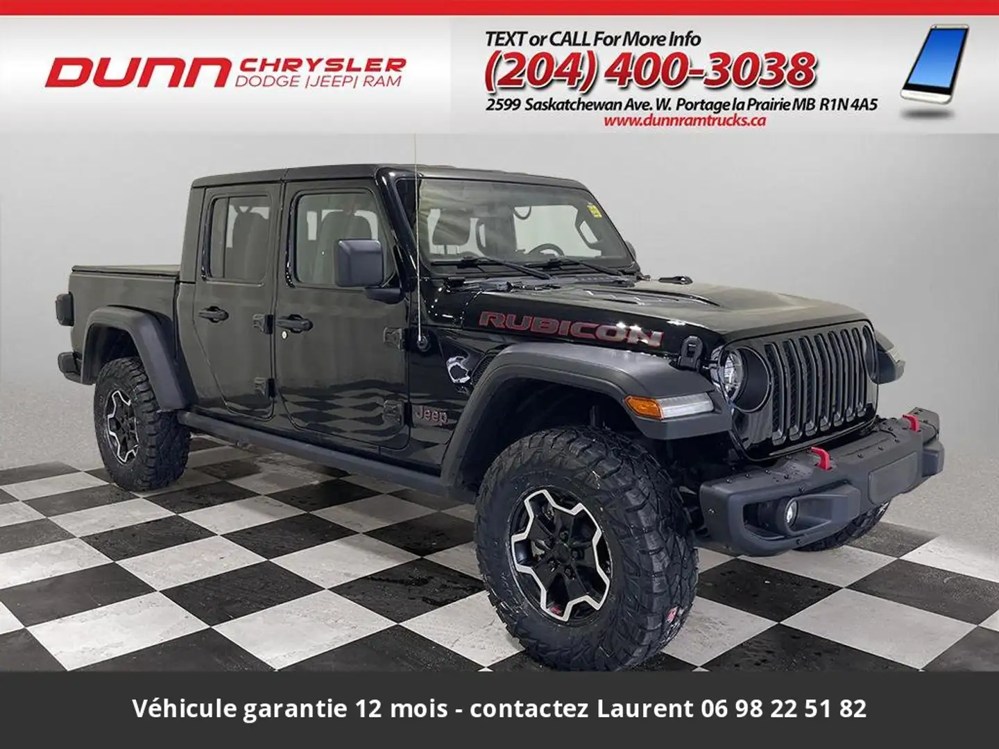 Jeep Gladiator Rubicon 4x4 Tout compris hors homologation 4500e Noir - 1