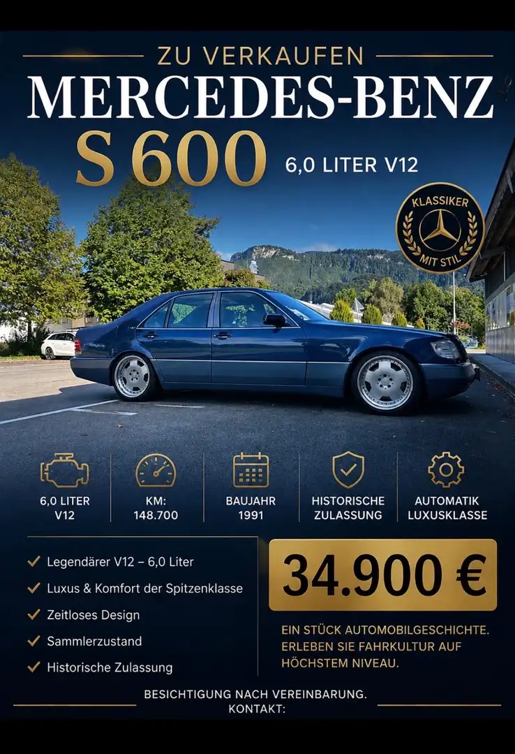 Mercedes-Benz S 600 S 600 mit Softclose LEDER - 1
