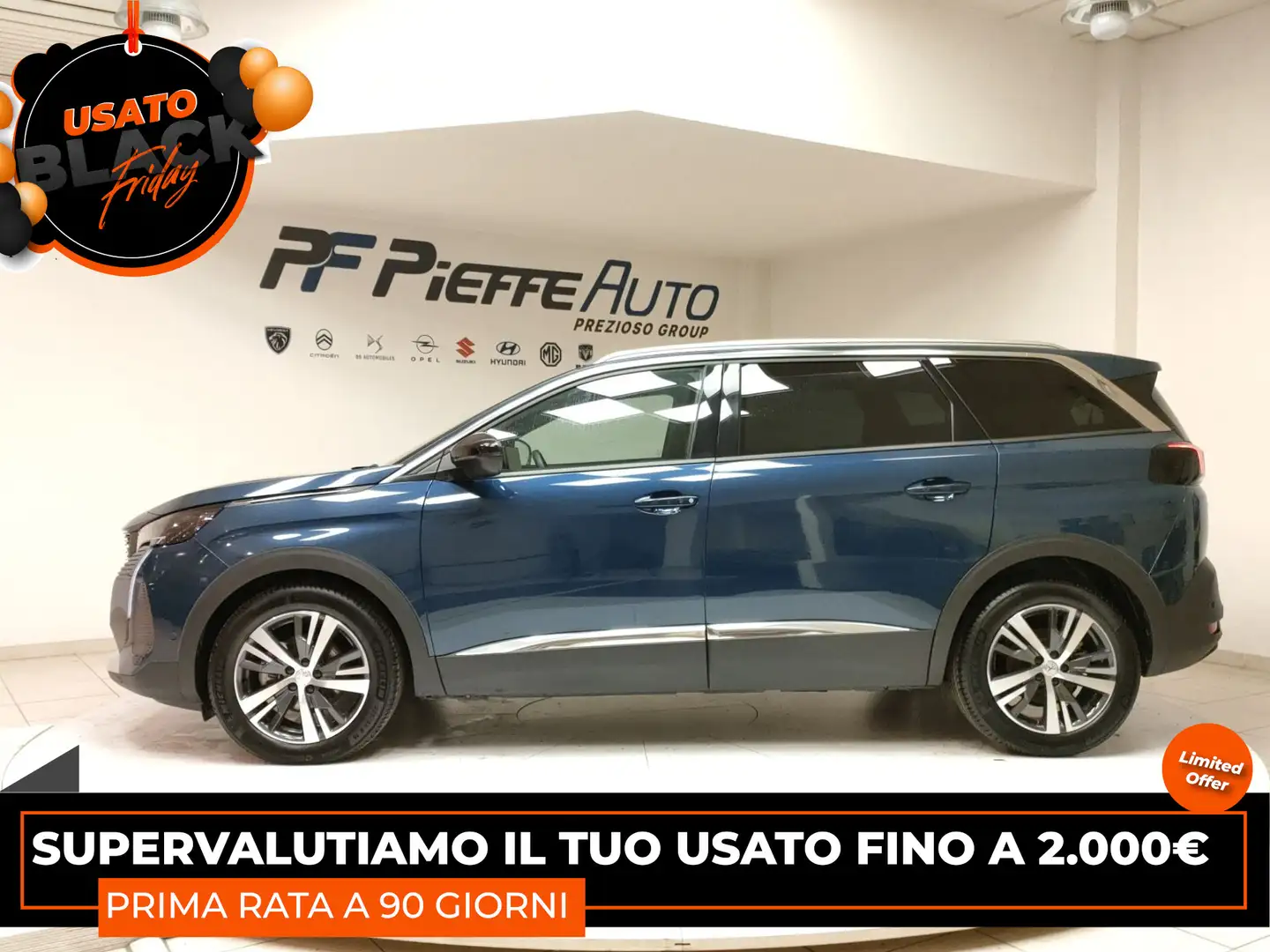 Peugeot 5008 2ª serie - 5008 PureTech Turbo 130 S&S Allure Pack Bleu - 2