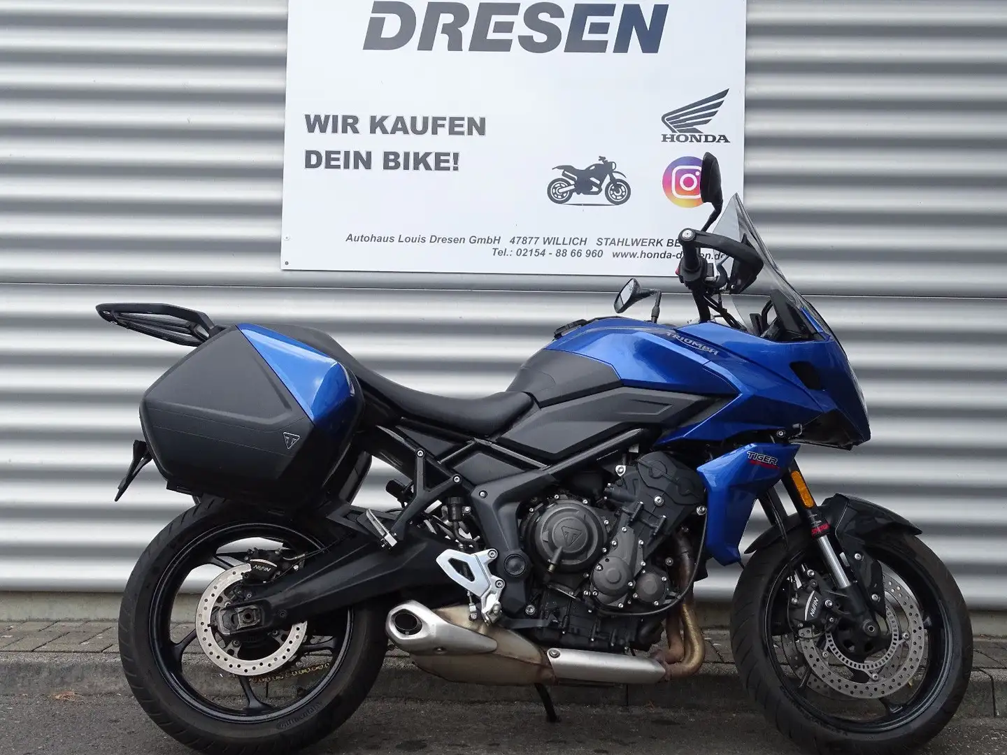Triumph Tiger Sport 660 ABS * 1. Hand * 2022 * Azul - 1
