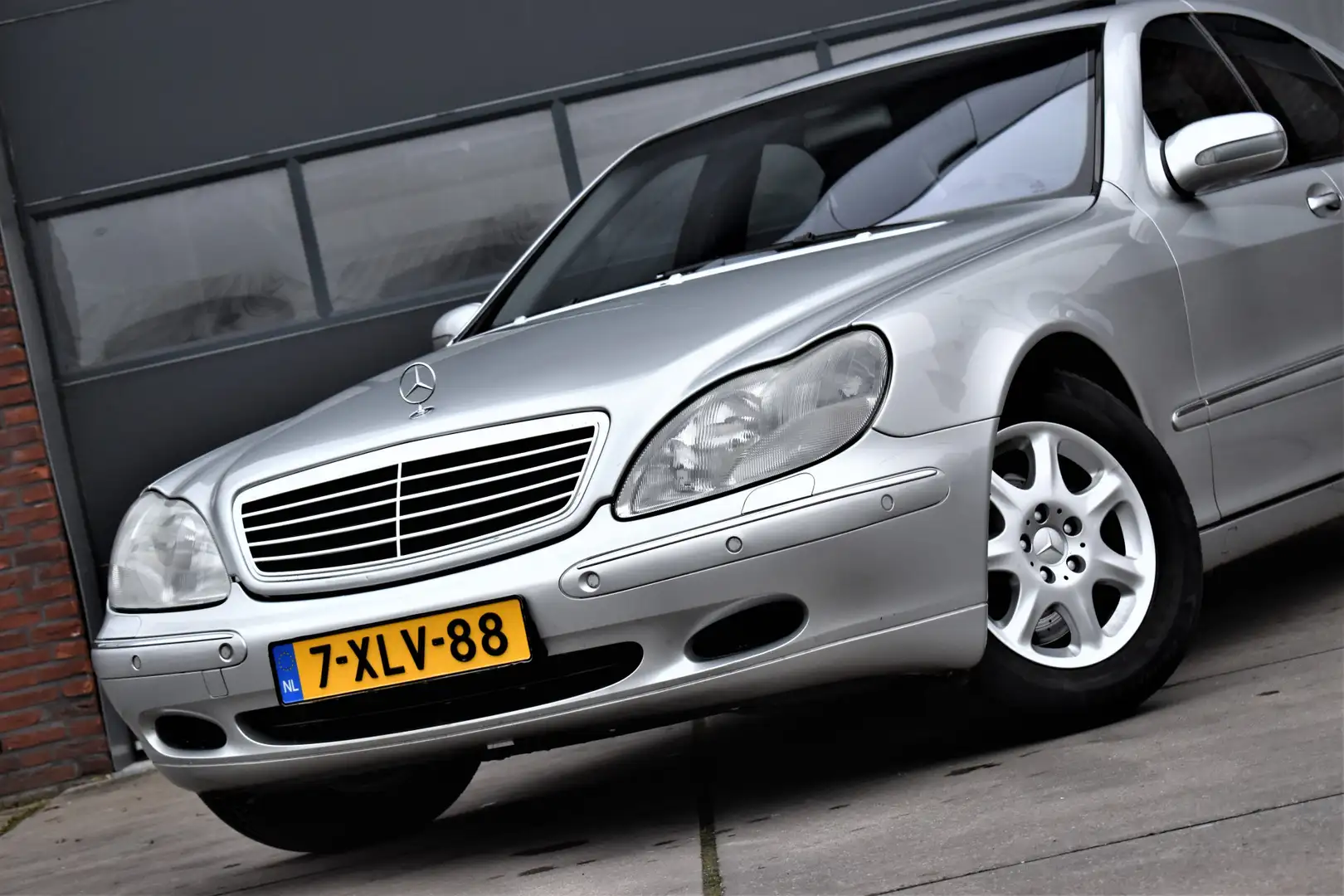 Mercedes-Benz S 500 V8 Youngtimer Schuif/kantel.dak -Navi - Cruise - S Grijs - 2